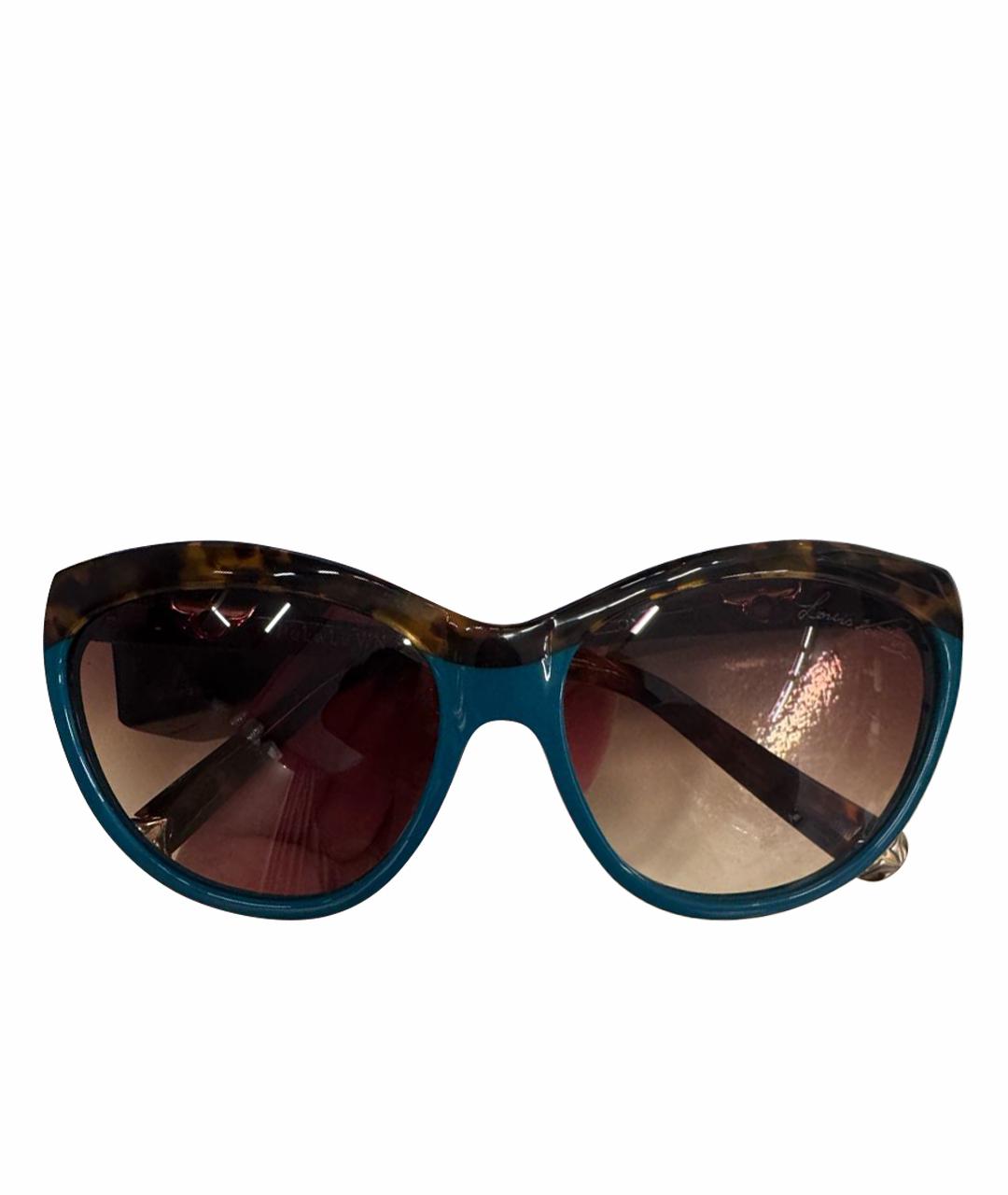 LOUIS VUITTON Темно-синие пластиковые солнцезащитные очки, фото 1