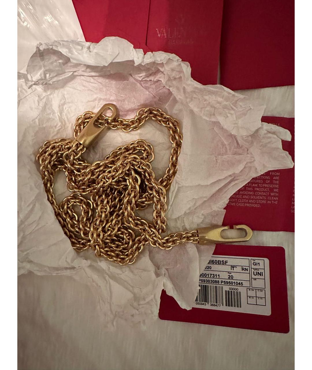 VALENTINO Розовая кожаная сумка через плечо, фото 8