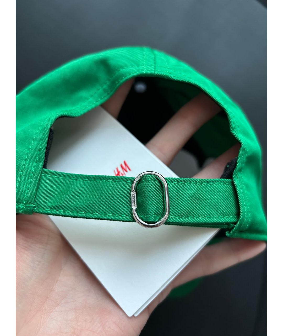 PACO RABANNE Зеленая хлопковая кепка/бейсболка, фото 5