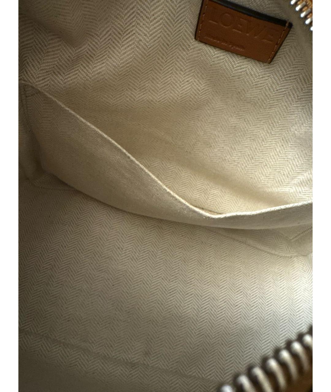 LOEWE Коричневая кожаная сумка через плечо, фото 8