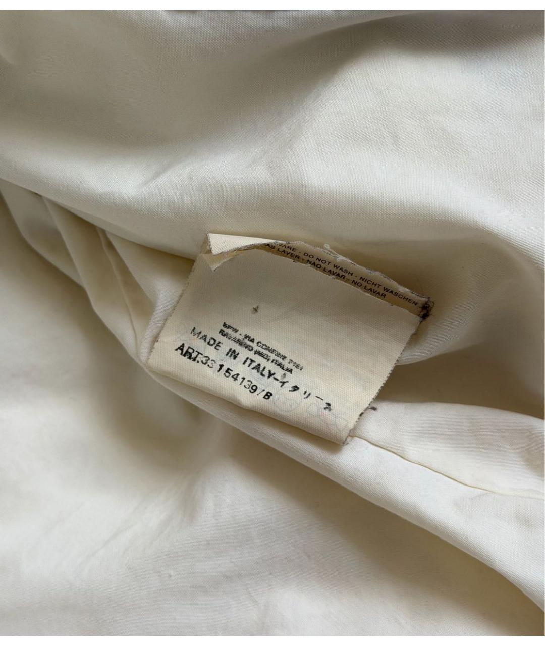 STONE ISLAND Серебрянный полиуретановый пуховик, фото 7