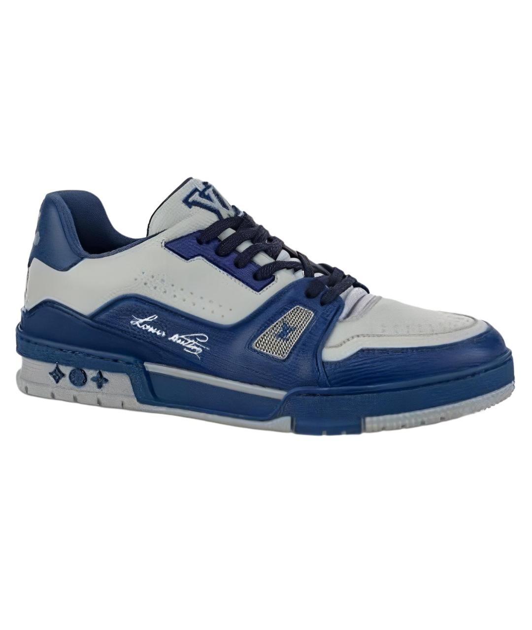 LOUIS VUITTON Мульти кожаные низкие кроссовки / кеды, фото 6