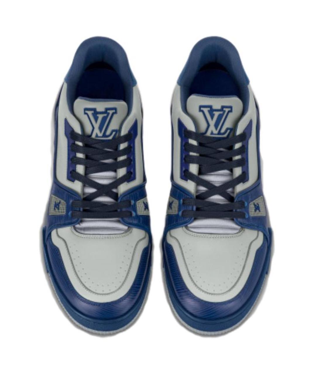 LOUIS VUITTON Мульти кожаные низкие кроссовки / кеды, фото 4