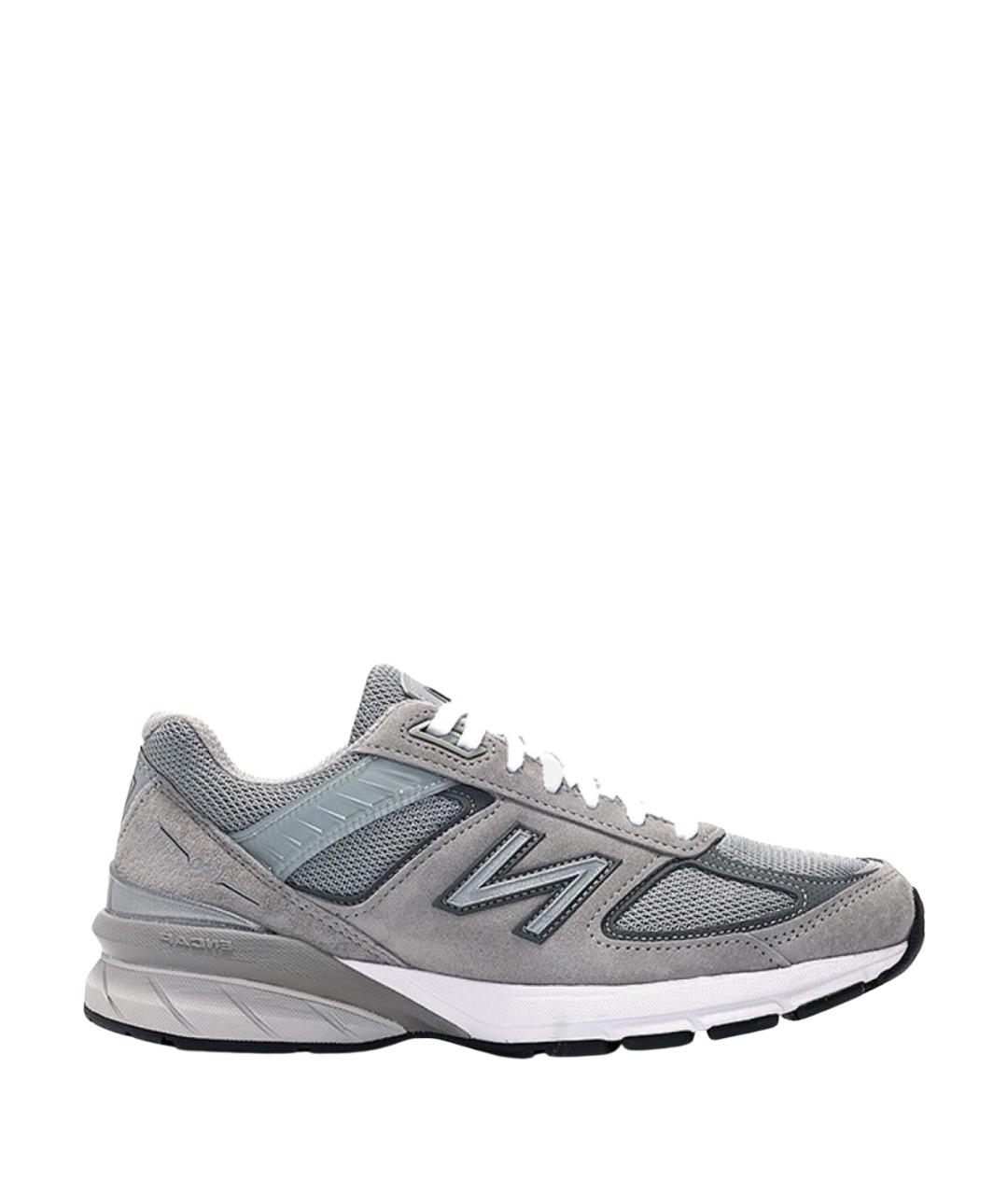 NEW BALANCE Серые замшевые кроссовки, фото 1