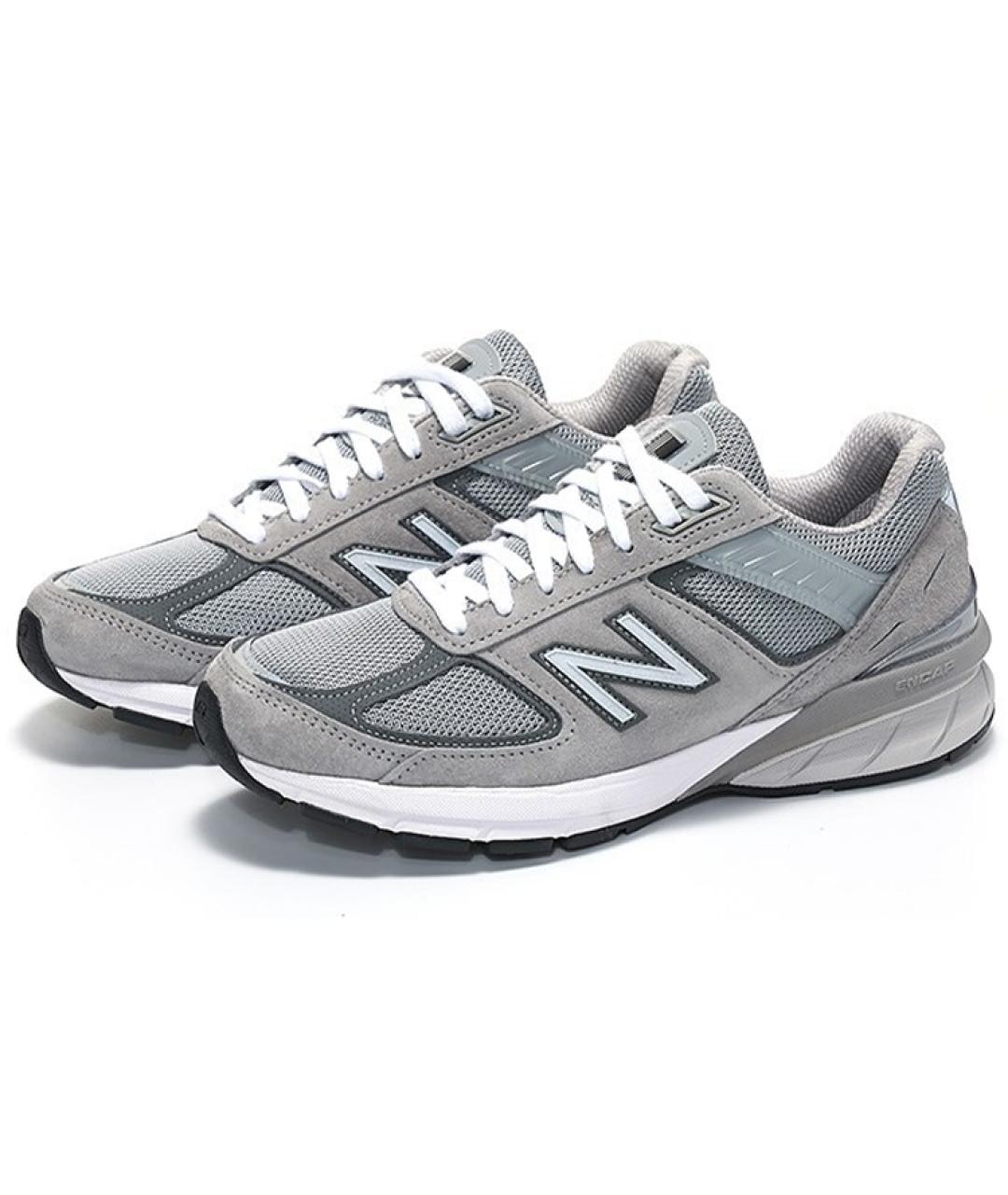 NEW BALANCE Серые замшевые кроссовки, фото 2