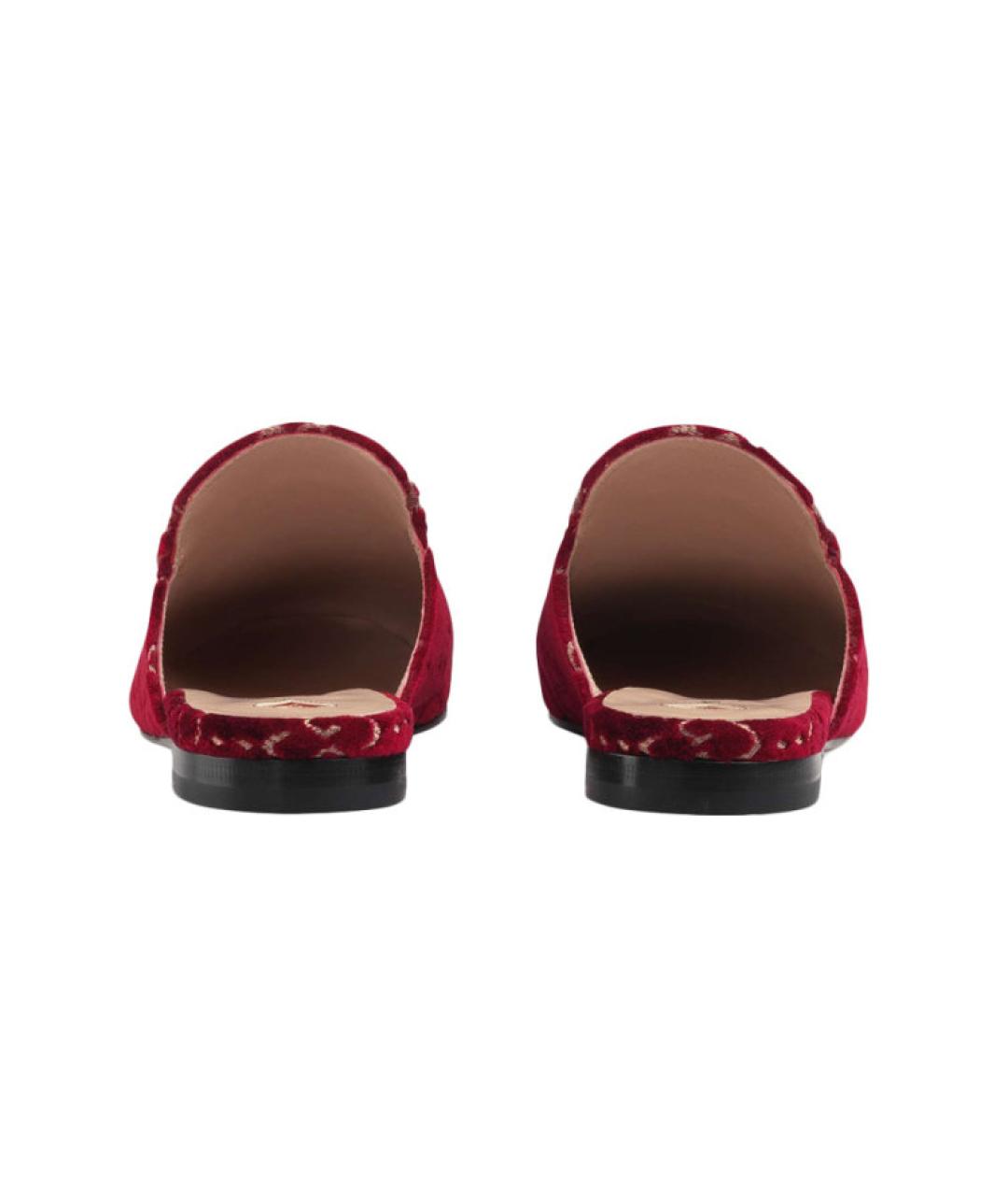 GUCCI Красные мюли, фото 5