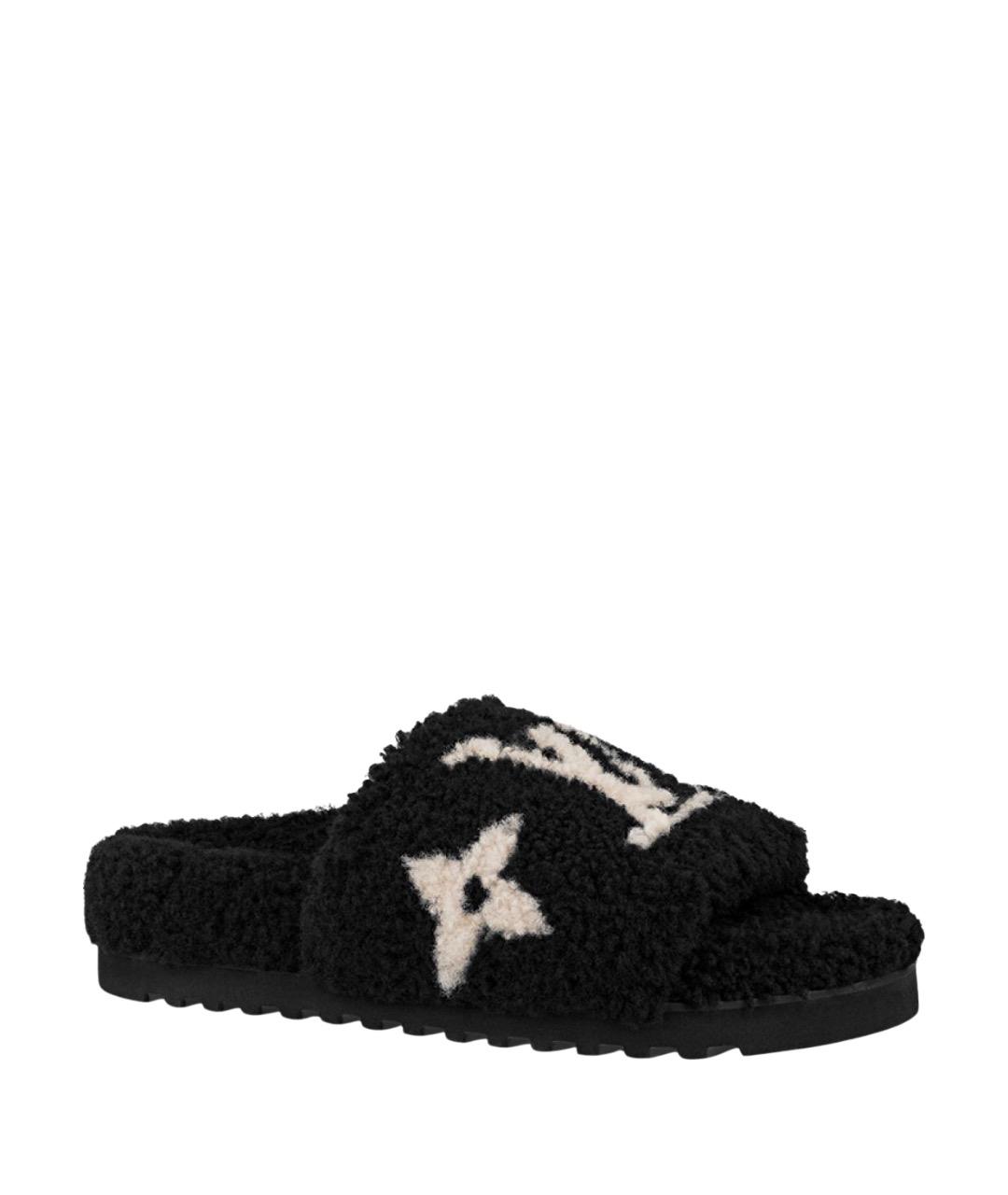 LOUIS VUITTON Черные сандалии, фото 1