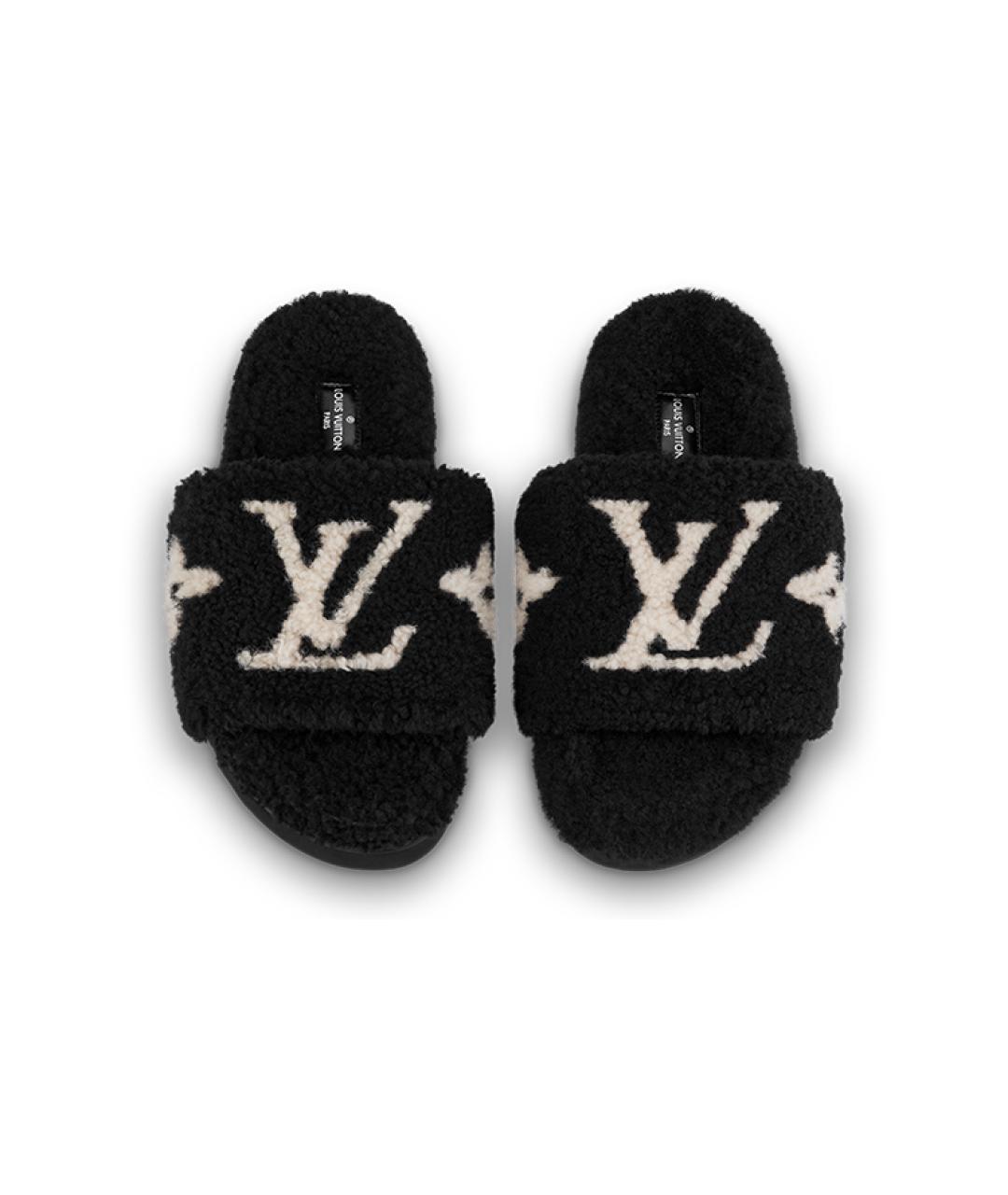 LOUIS VUITTON Черные сандалии, фото 5