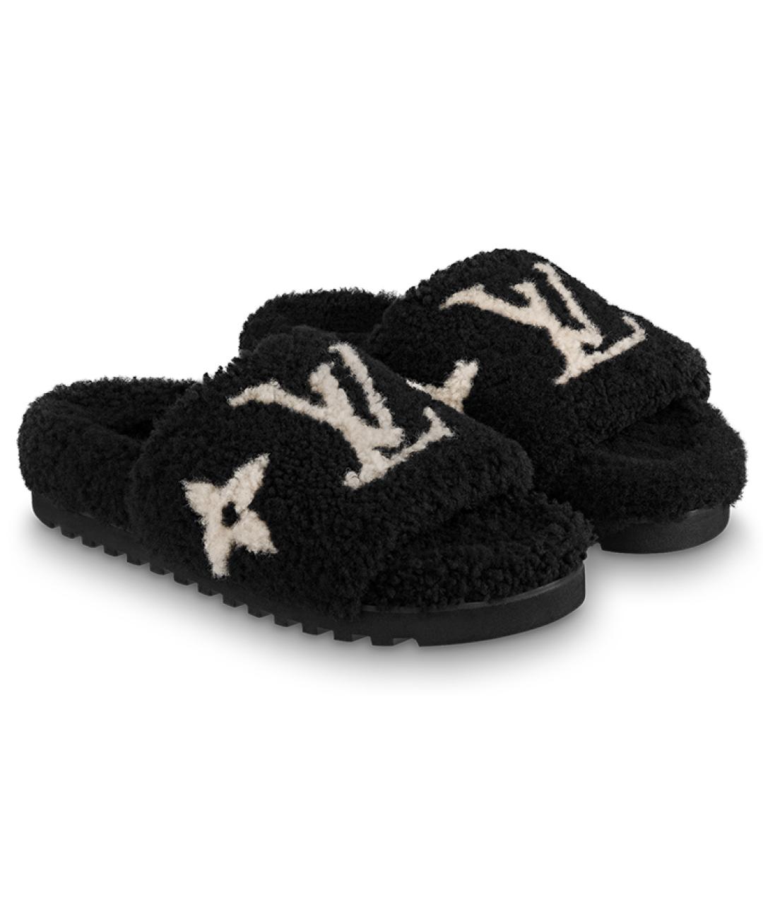 LOUIS VUITTON Черные сандалии, фото 3