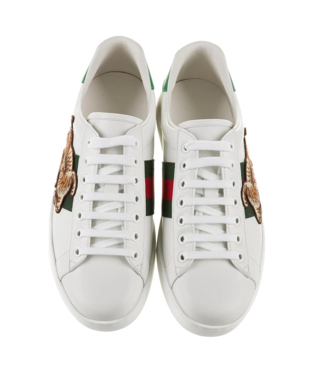 GUCCI Мульти кожаные низкие кроссовки / кеды, фото 4