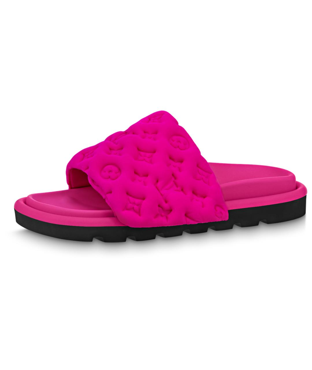 LOUIS VUITTON Розовые сандалии, фото 2