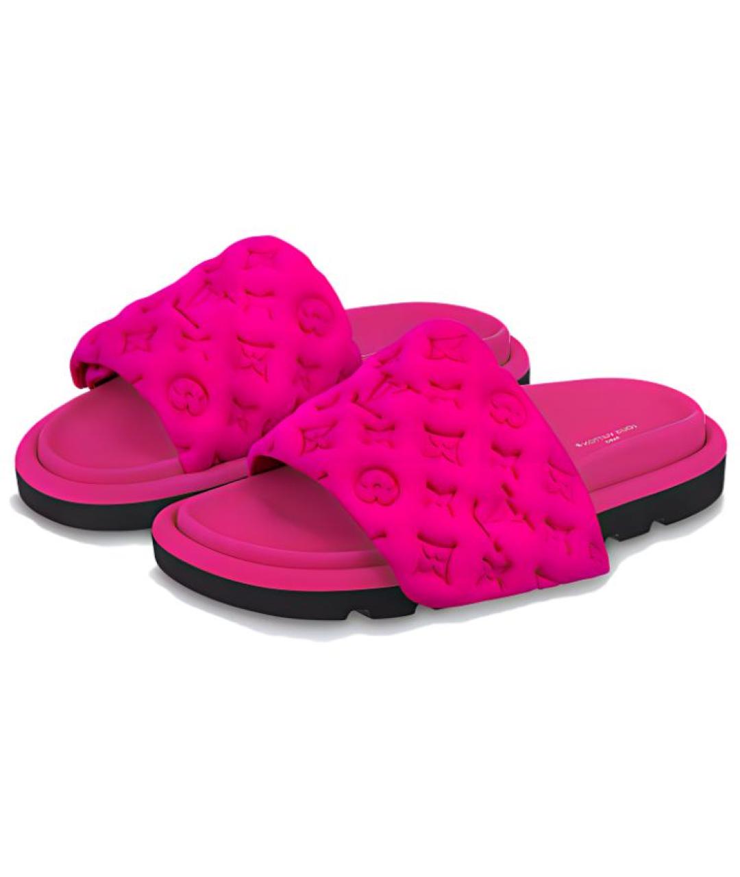 LOUIS VUITTON Розовые сандалии, фото 3