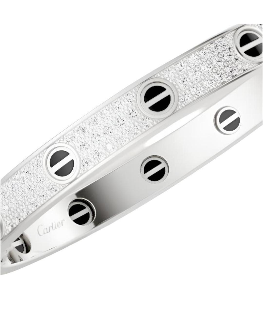 CARTIER Серебрянный браслет из белого золота, фото 4