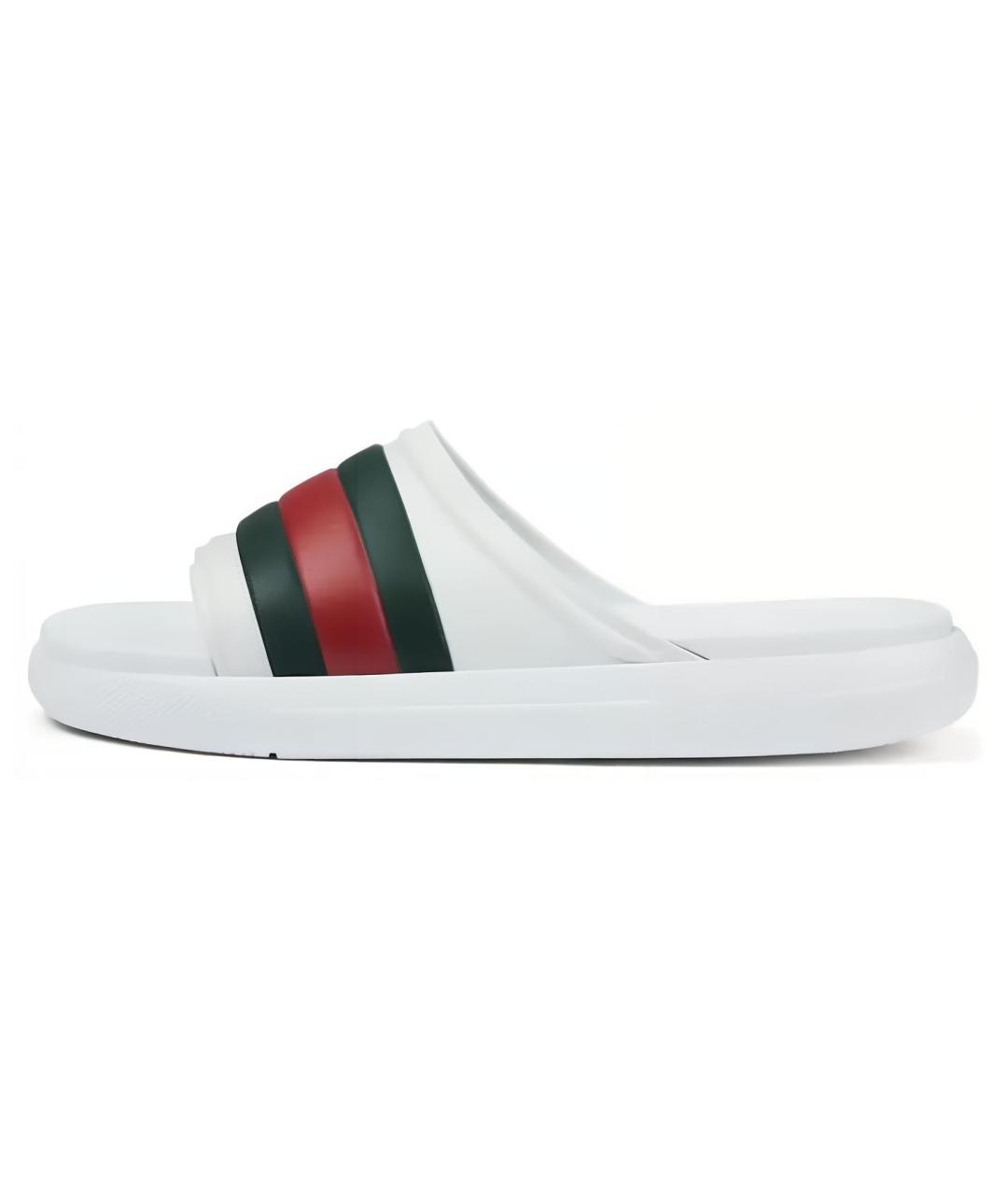 GUCCI Белые сандалии, фото 2