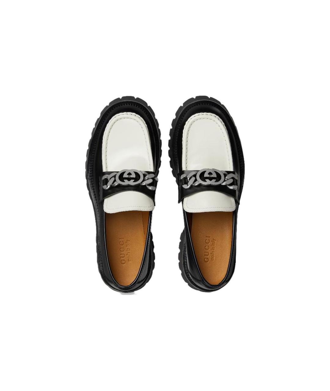 GUCCI Черные кожаные лоферы, фото 3