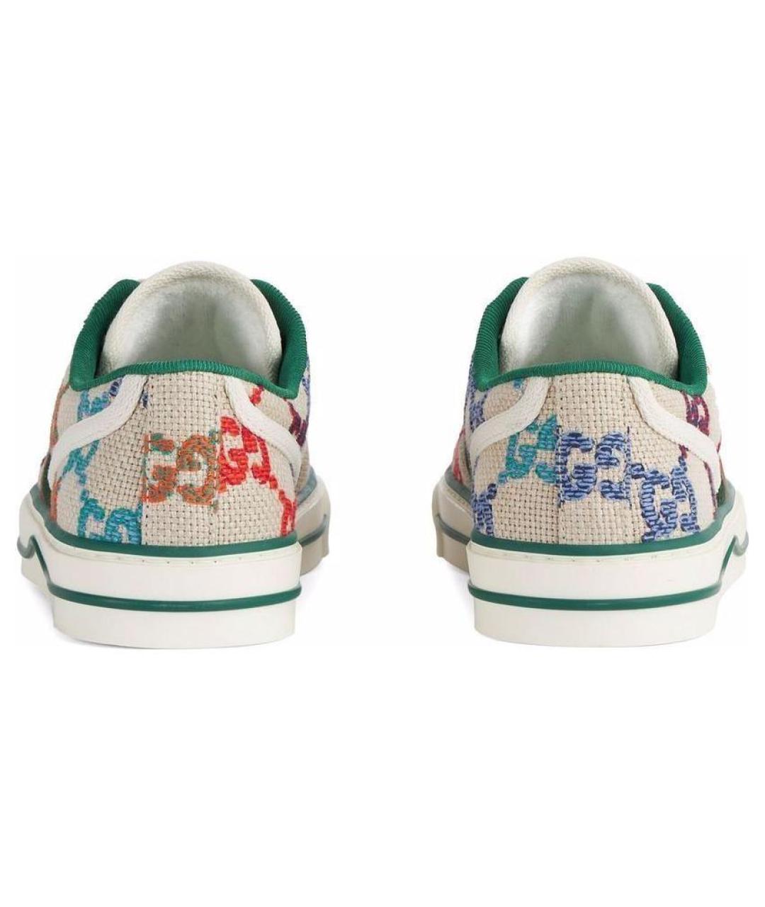 GUCCI Мульти текстильные кеды, фото 4
