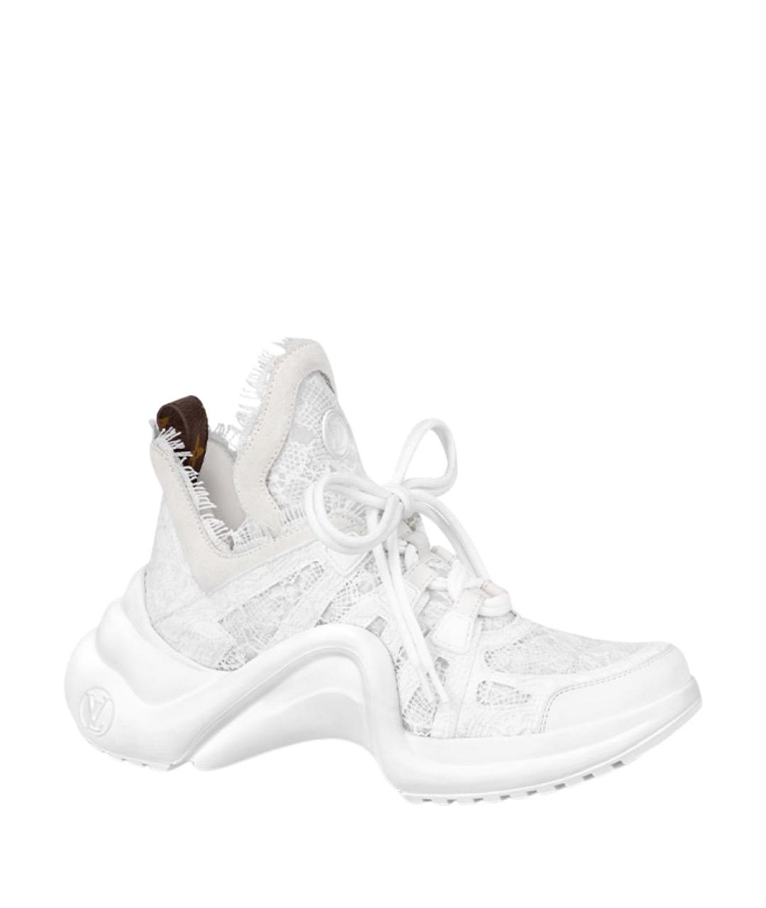 LOUIS VUITTON Белые кроссовки, фото 1