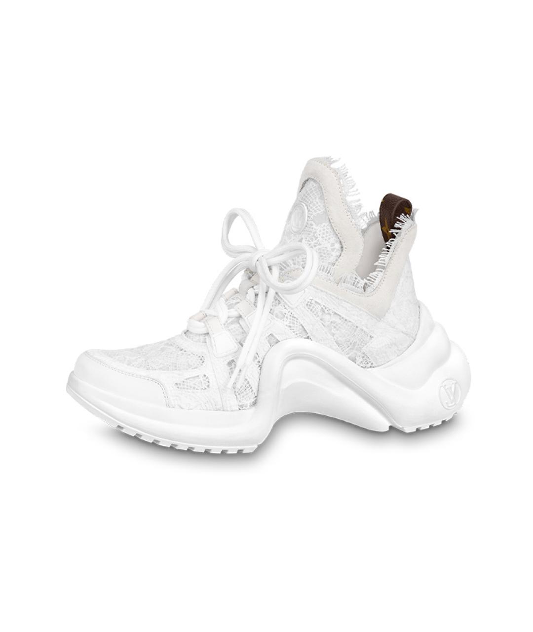 LOUIS VUITTON Белые кроссовки, фото 5