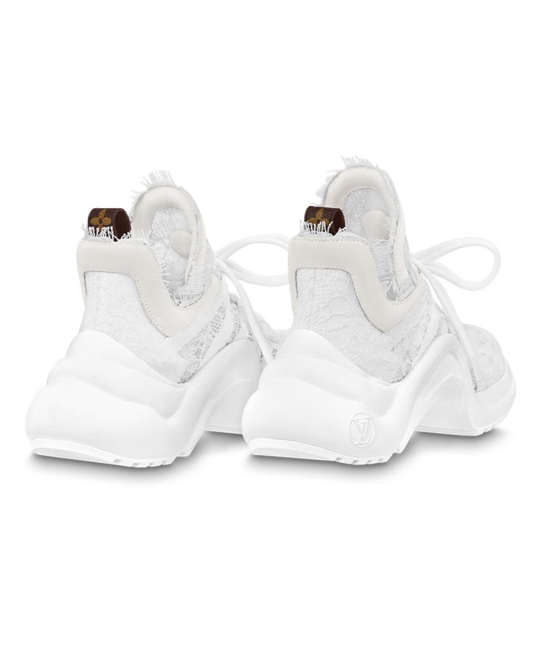 LOUIS VUITTON Белые кроссовки, фото 4