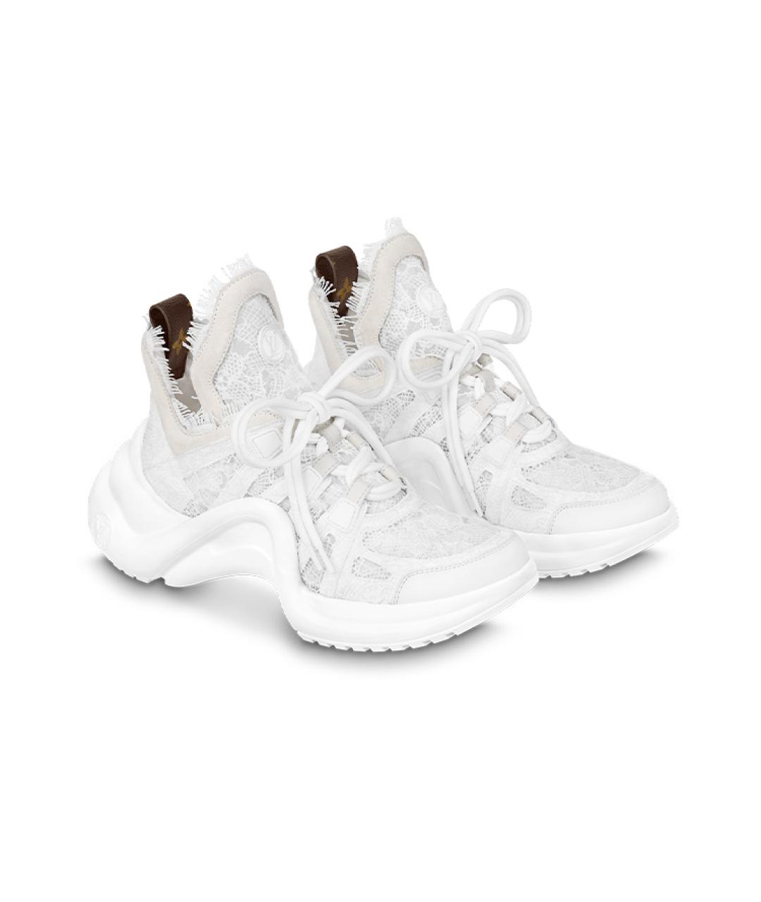 LOUIS VUITTON Белые кроссовки, фото 2