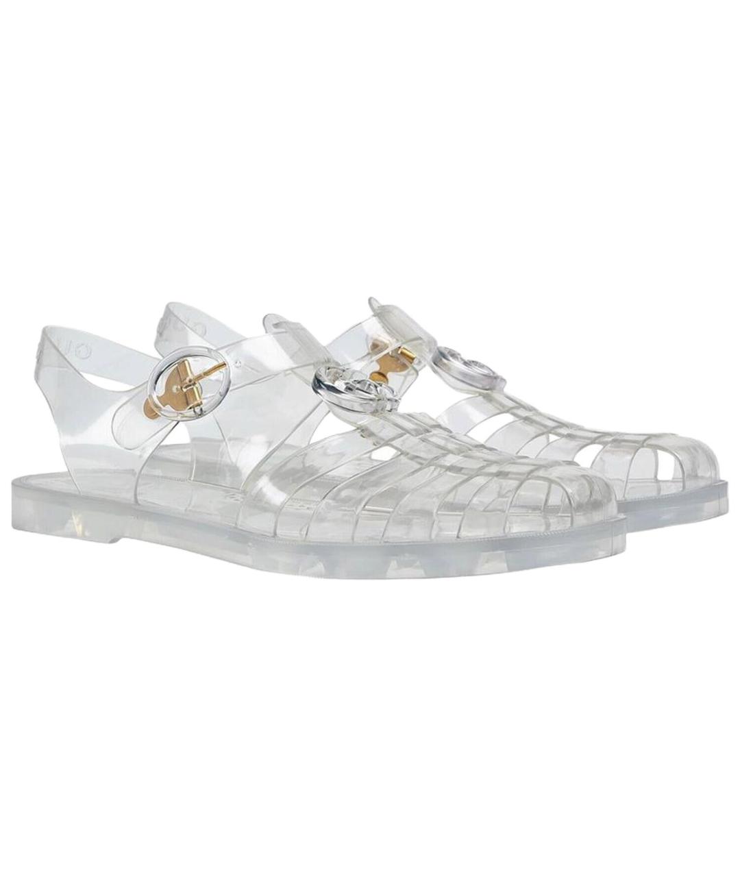 GUCCI Резиновые сандалии, фото 3