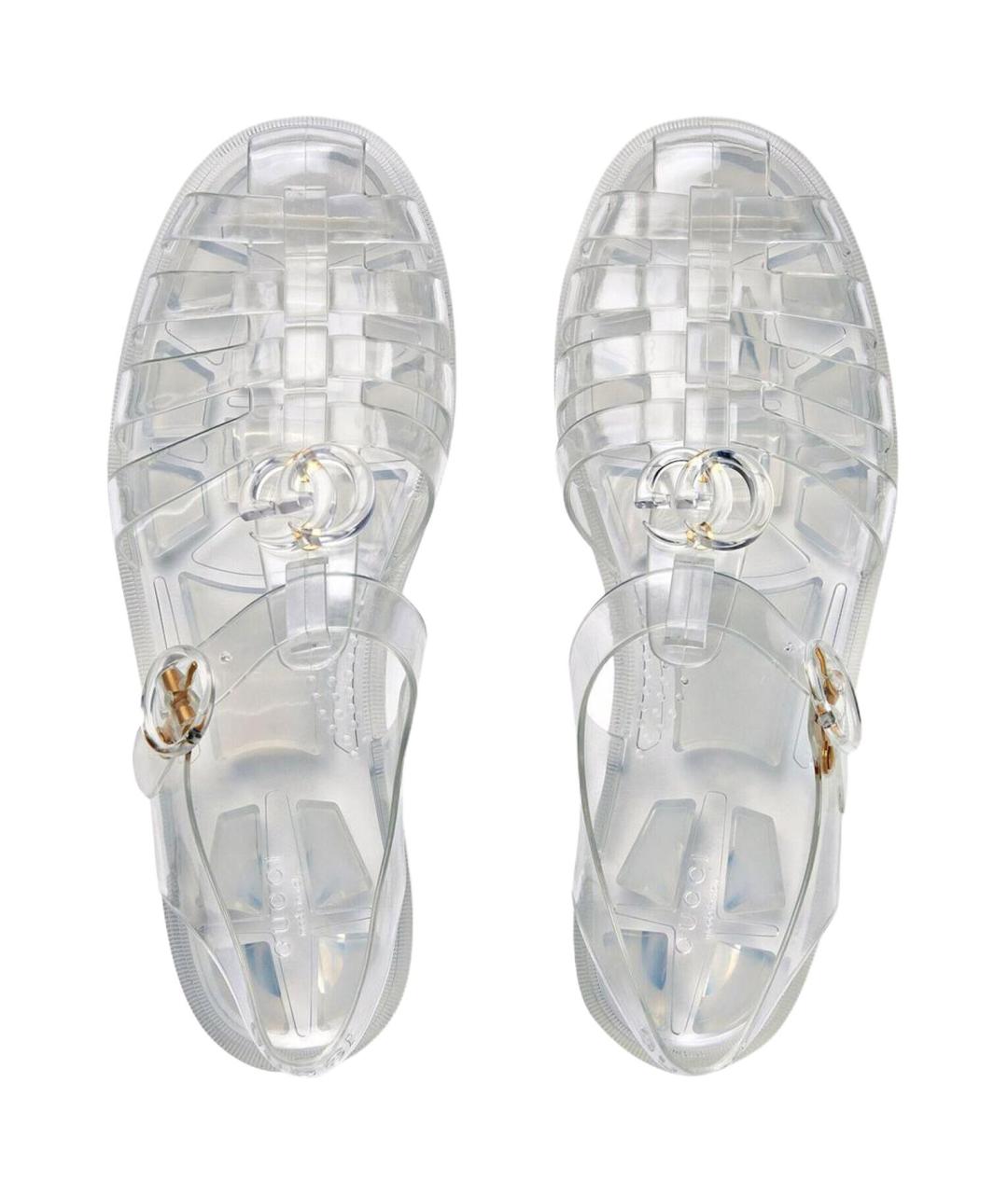 GUCCI Резиновые сандалии, фото 4