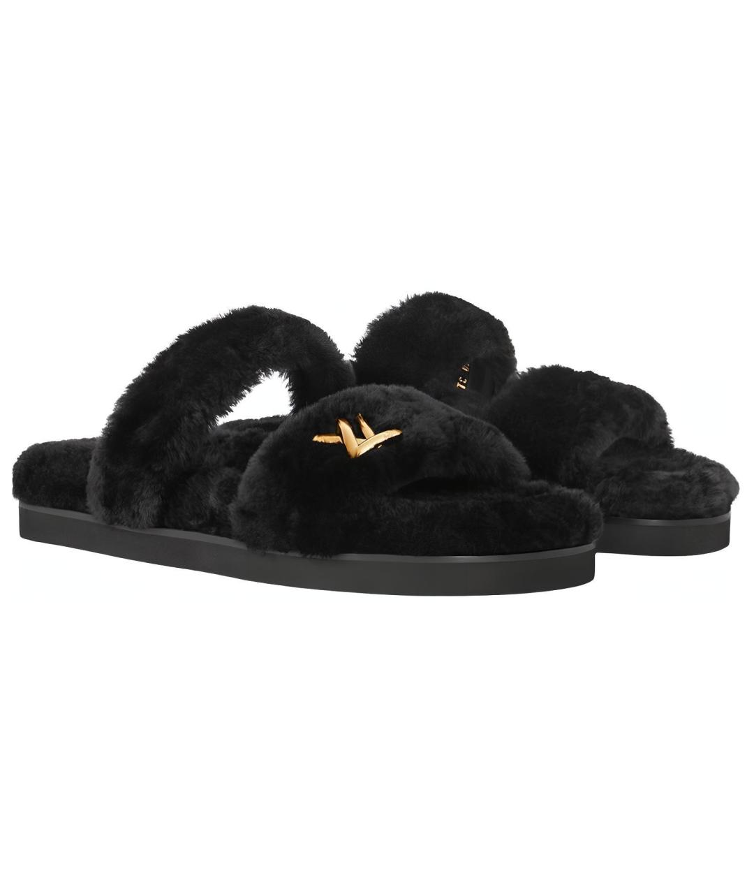 LOUIS VUITTON Черные сандалии, фото 3