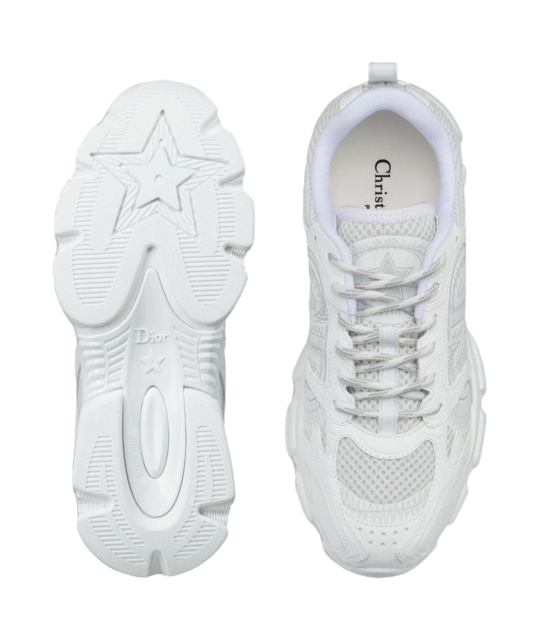 CHRISTIAN DIOR Белые кожаные кроссовки, фото 5