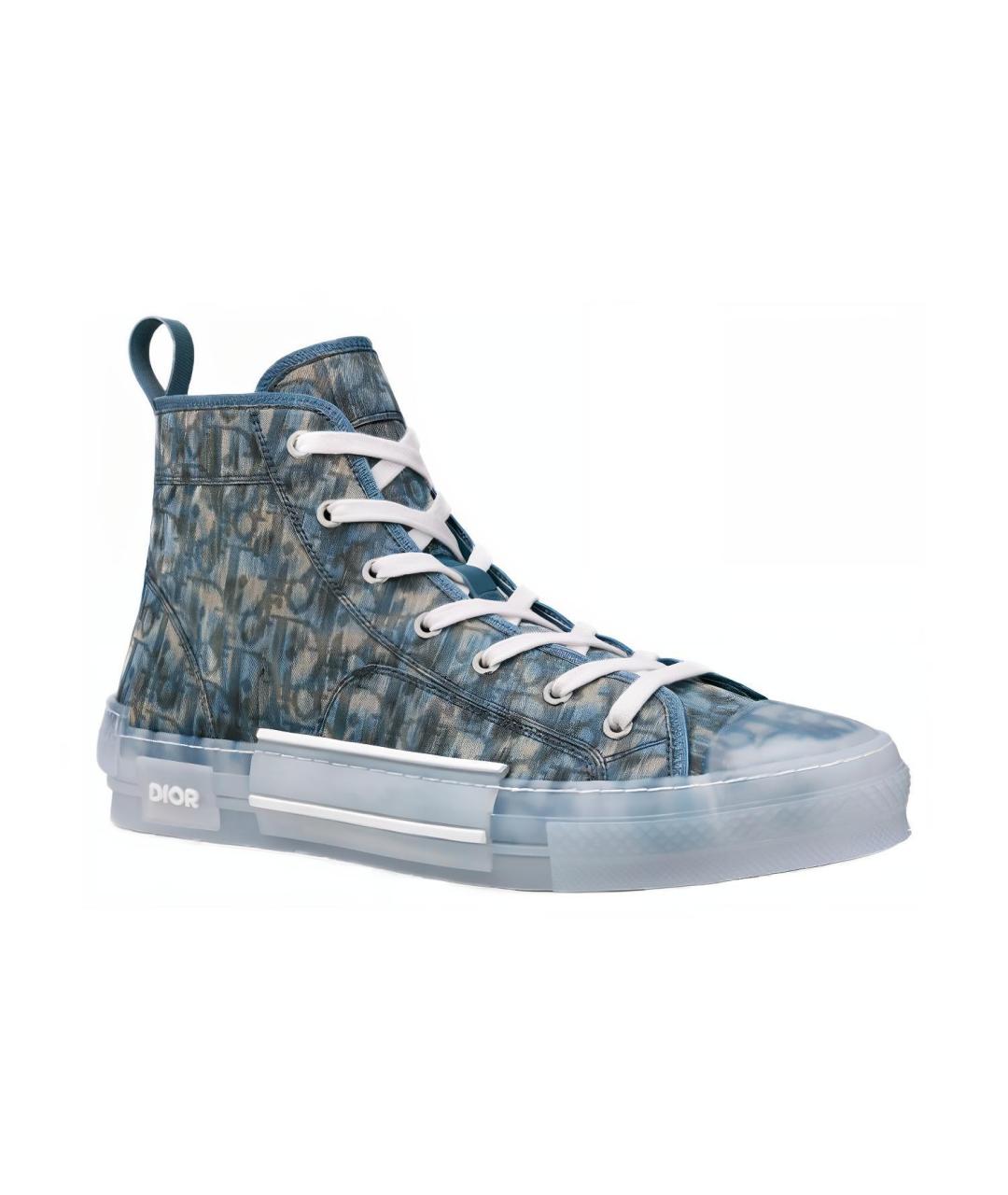 CHRISTIAN DIOR Синие низкие кроссовки / кеды, фото 3