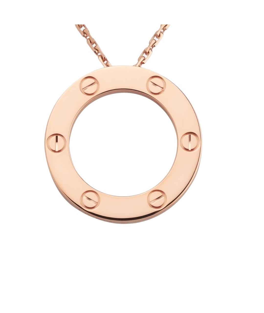 CARTIER Золотая подвеска из розового золота, фото 3