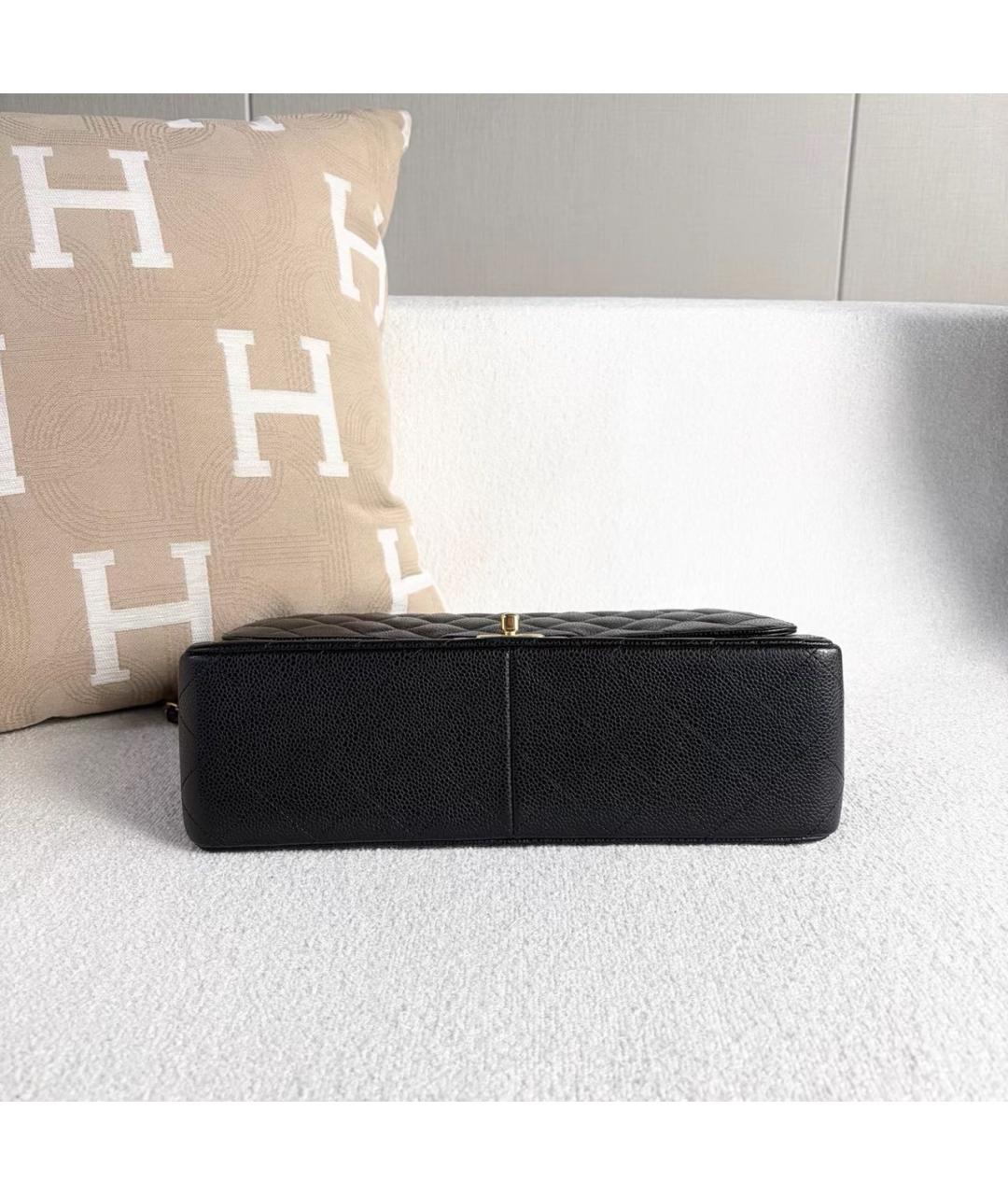 CHANEL Черная кожаная сумка через плечо, фото 5