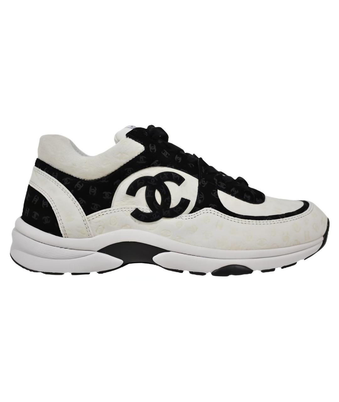 CHANEL Мульти замшевые кроссовки, фото 6