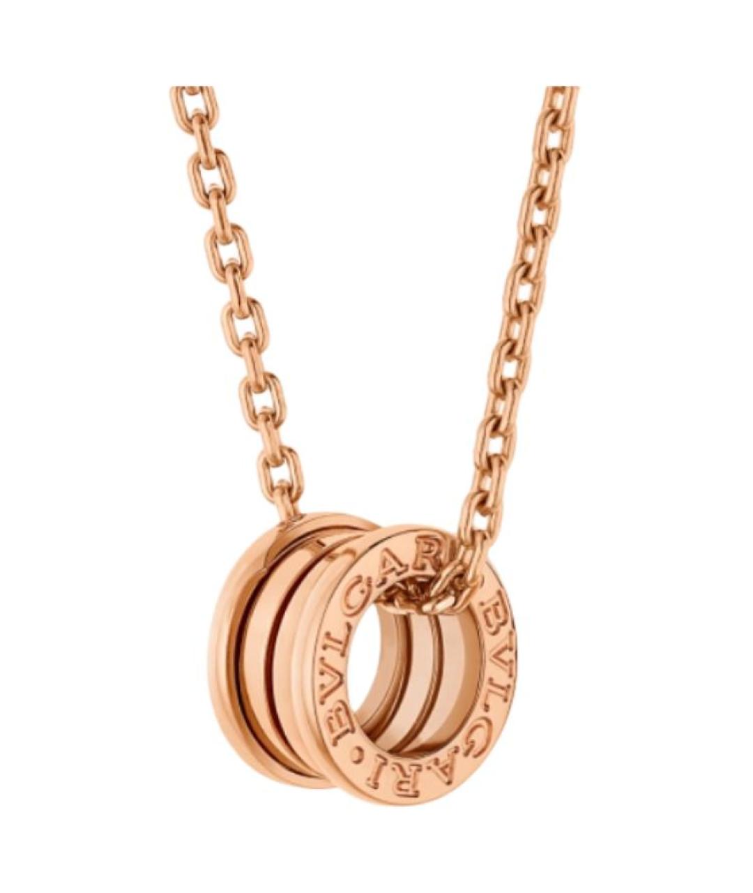 BVLGARI Золотая подвеска из розового золота, фото 1