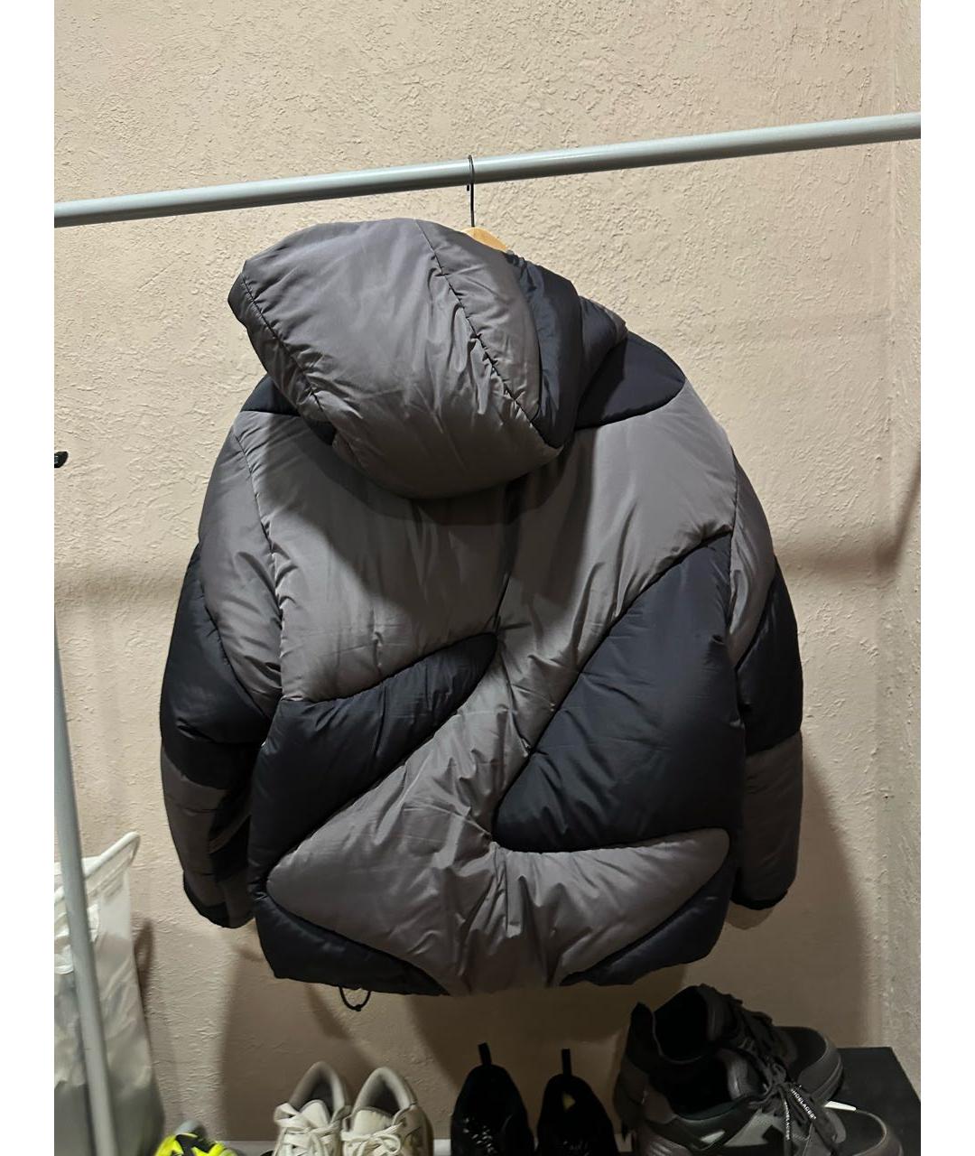 LOUIS VUITTON Серый пуховик, фото 2