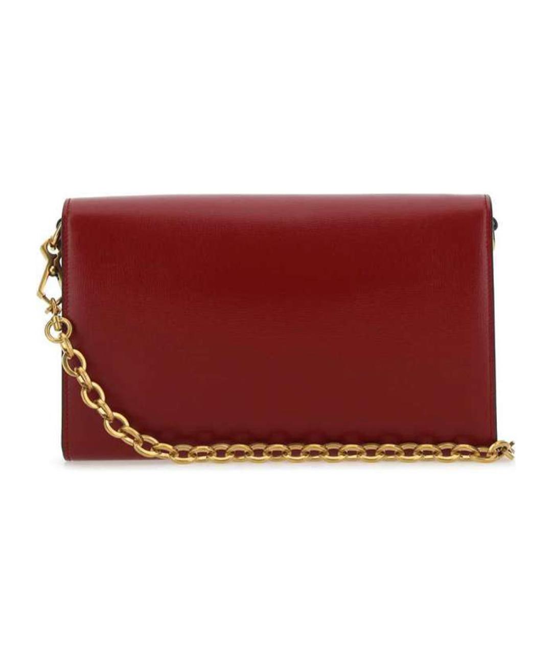 GUCCI Бордовая кожаная сумка через плечо, фото 3