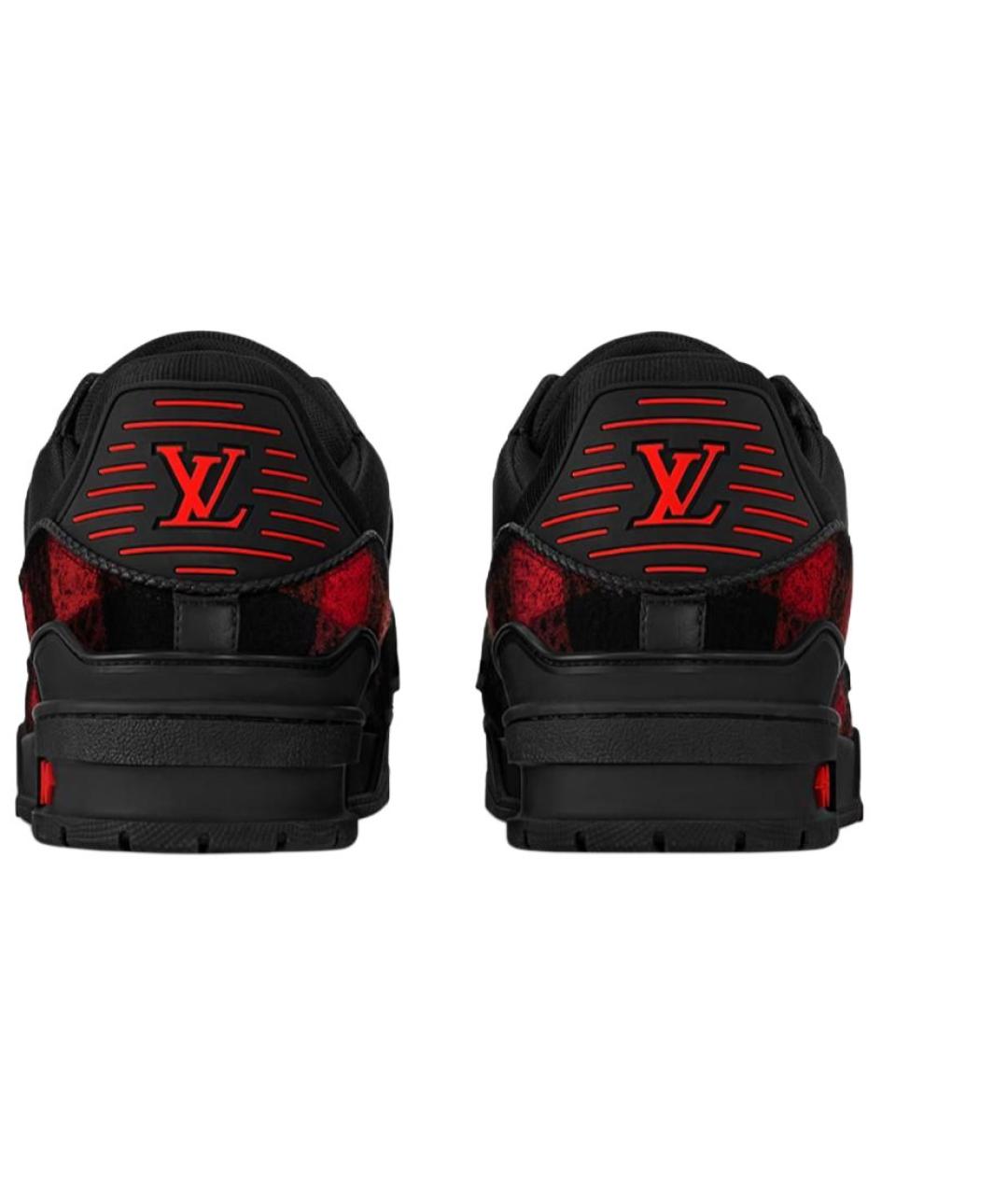 LOUIS VUITTON Черные низкие кроссовки / кеды, фото 5