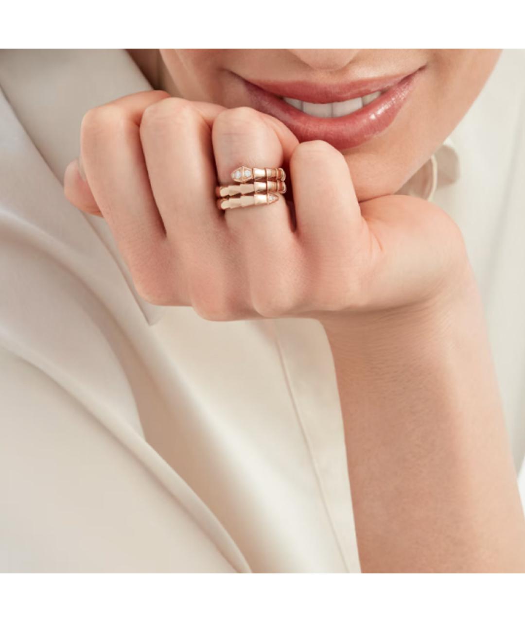 BVLGARI Розовое кольцо из розового золота, фото 4