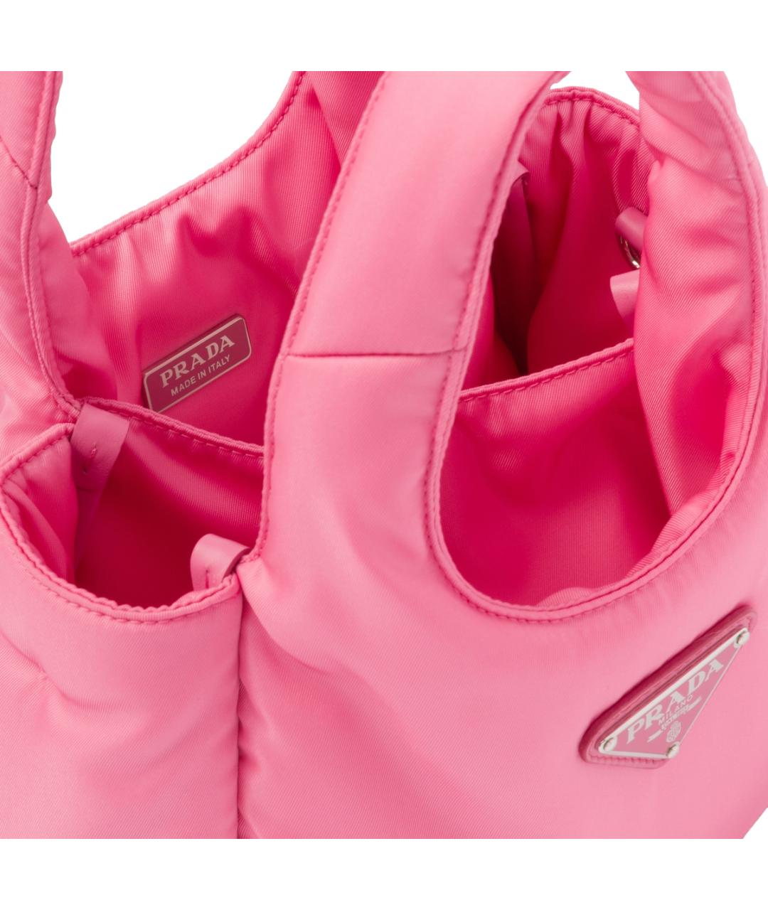 PRADA Розовая сумка через плечо, фото 5