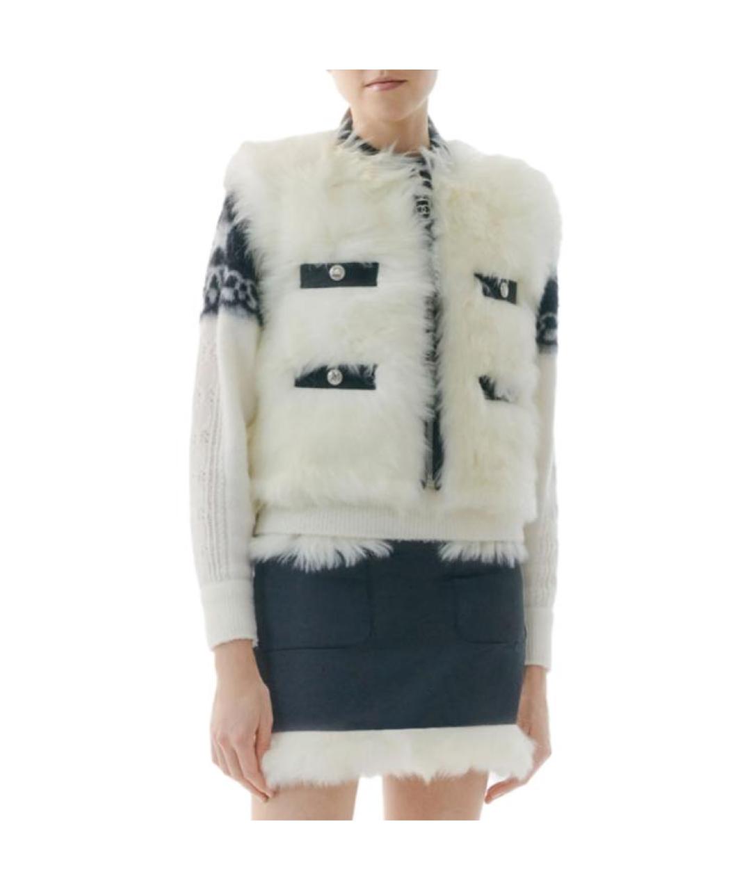 CHANEL Белый жилет, фото 3