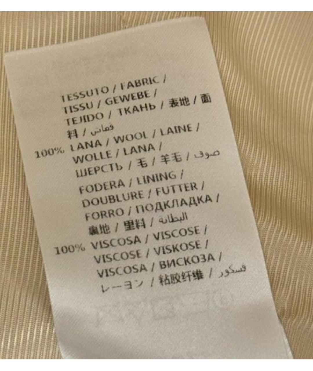 GUCCI Черное шерстяное пальто, фото 6