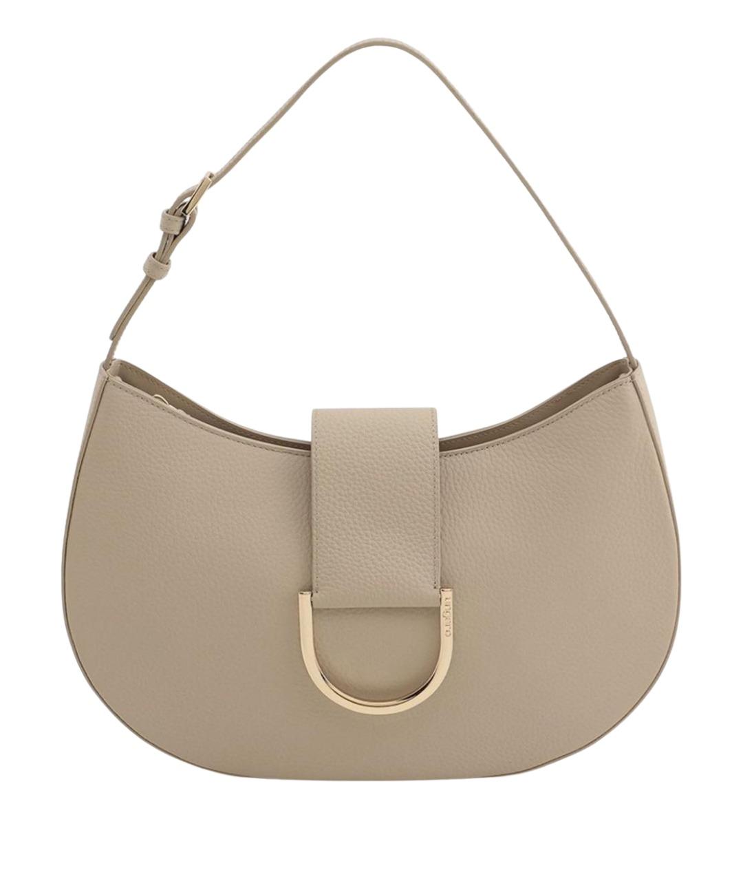 UNGARO Бежевая сумка с короткими ручками, фото 1