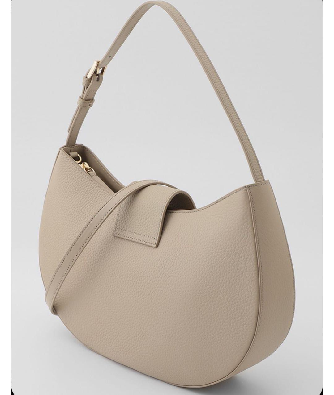 UNGARO Бежевая сумка с короткими ручками, фото 4