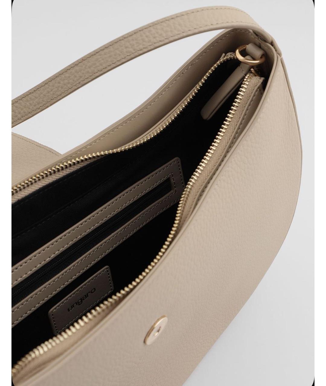 UNGARO Бежевая сумка с короткими ручками, фото 3