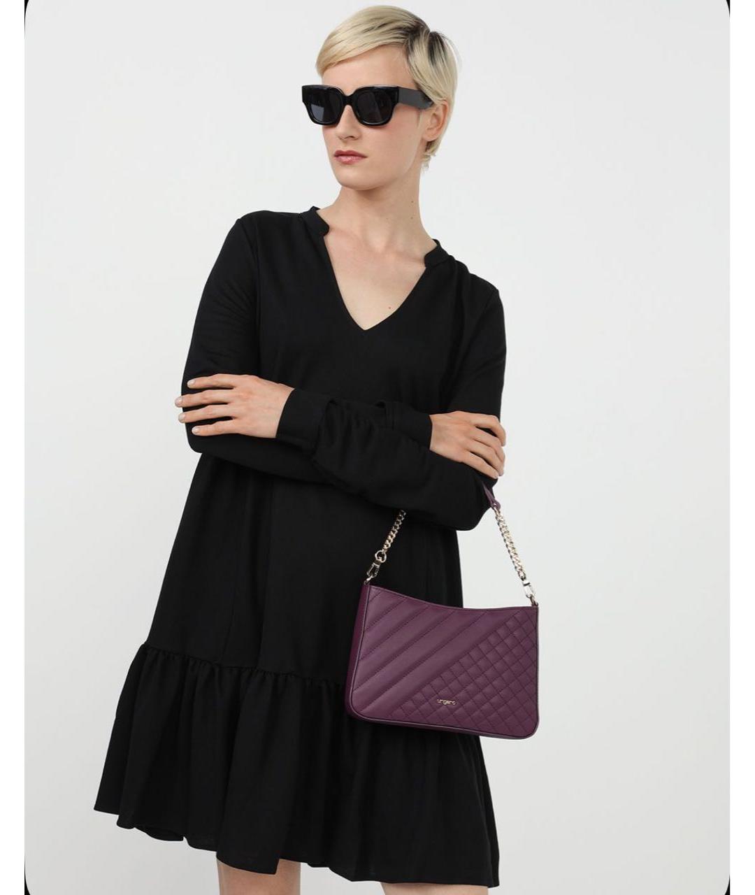 UNGARO Бордовая сумка через плечо, фото 4