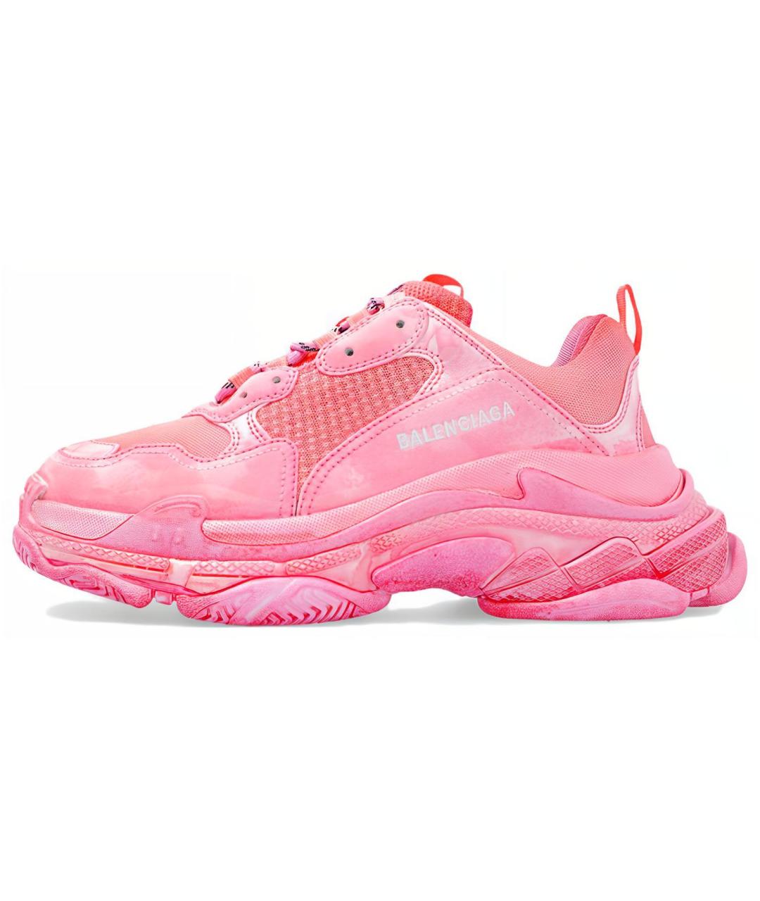 BALENCIAGA Розовые кроссовки, фото 5