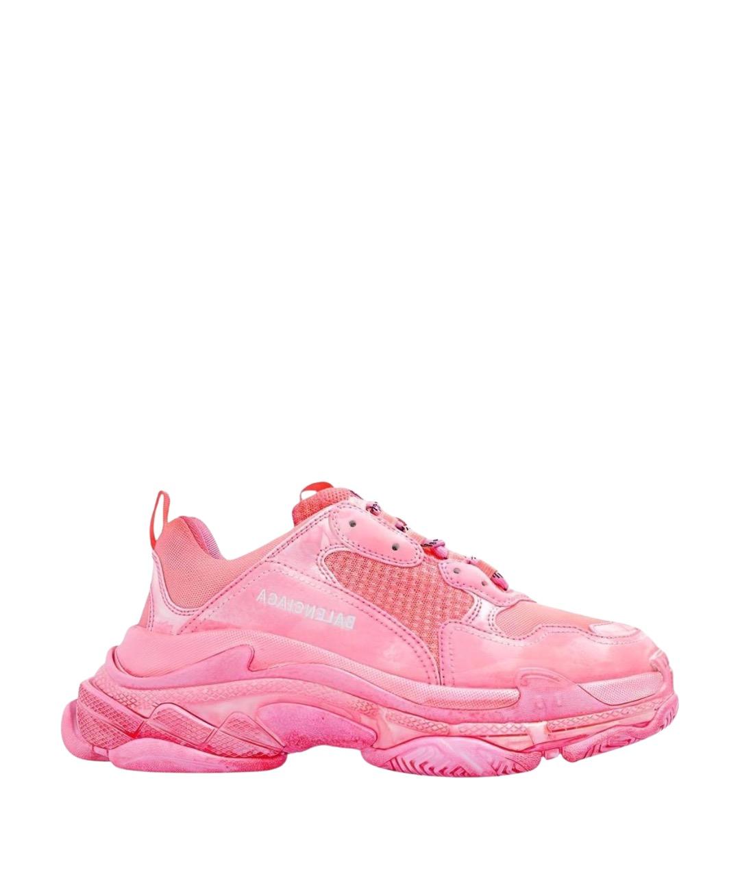 BALENCIAGA Розовые кроссовки, фото 1