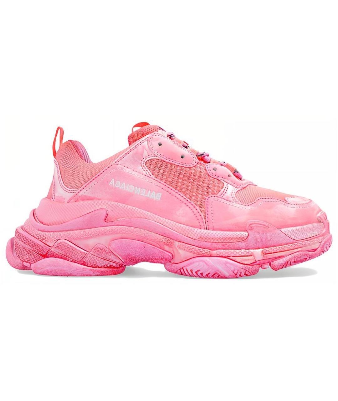 BALENCIAGA Розовые кроссовки, фото 6