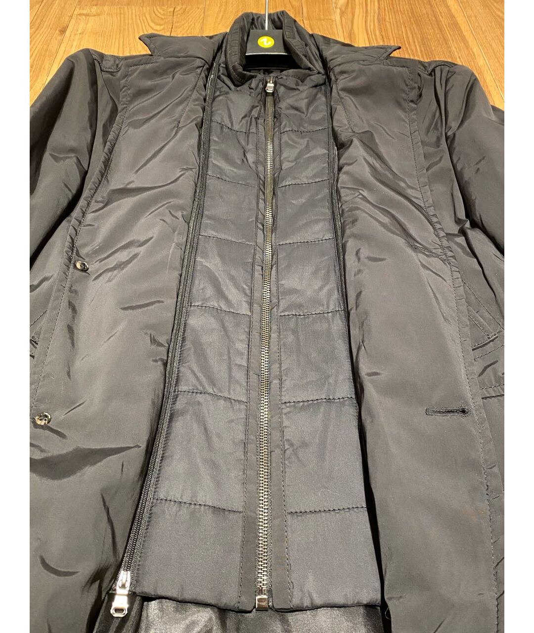 HUGO BOSS Черная полиэстеровая куртка, фото 6