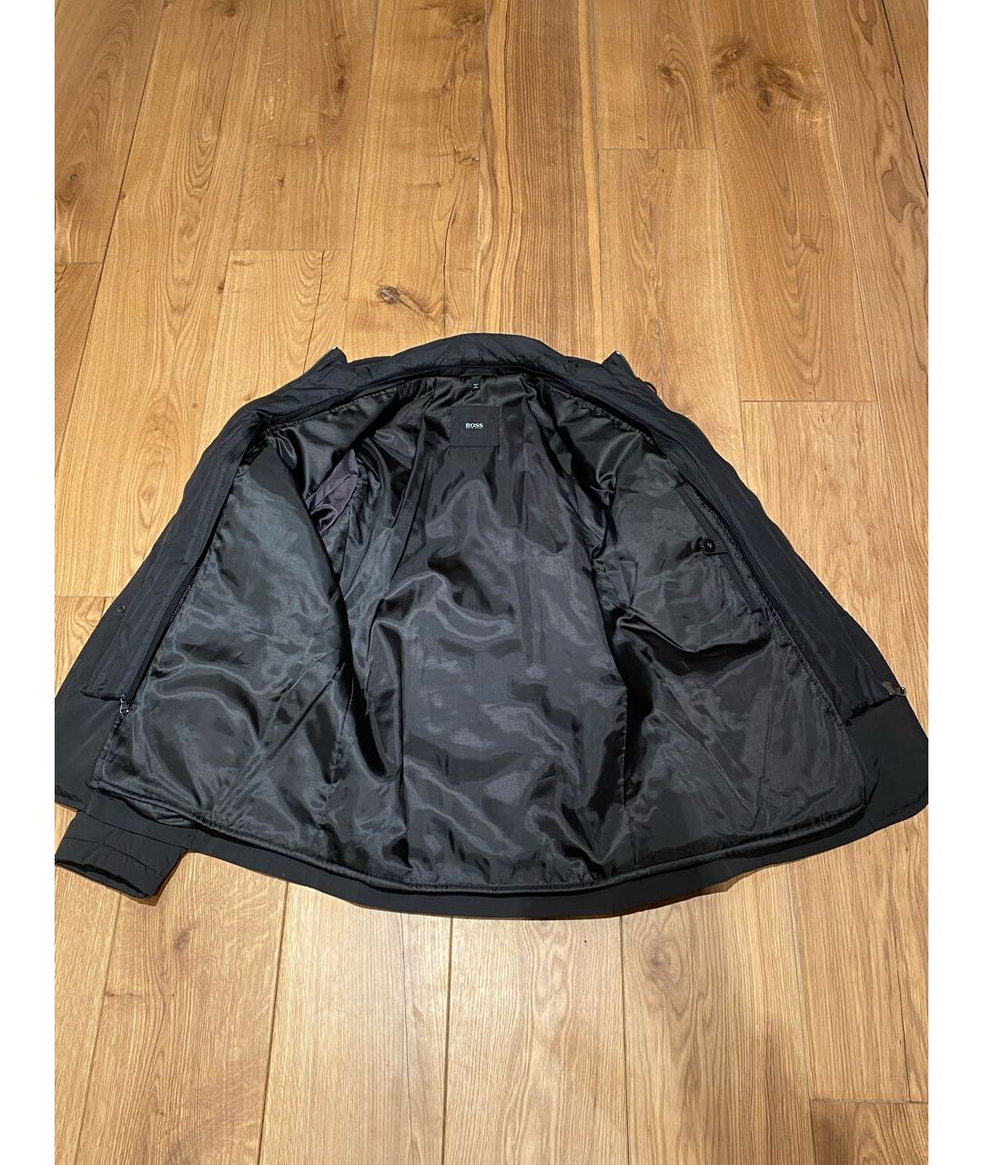HUGO BOSS Черная полиэстеровая куртка, фото 3
