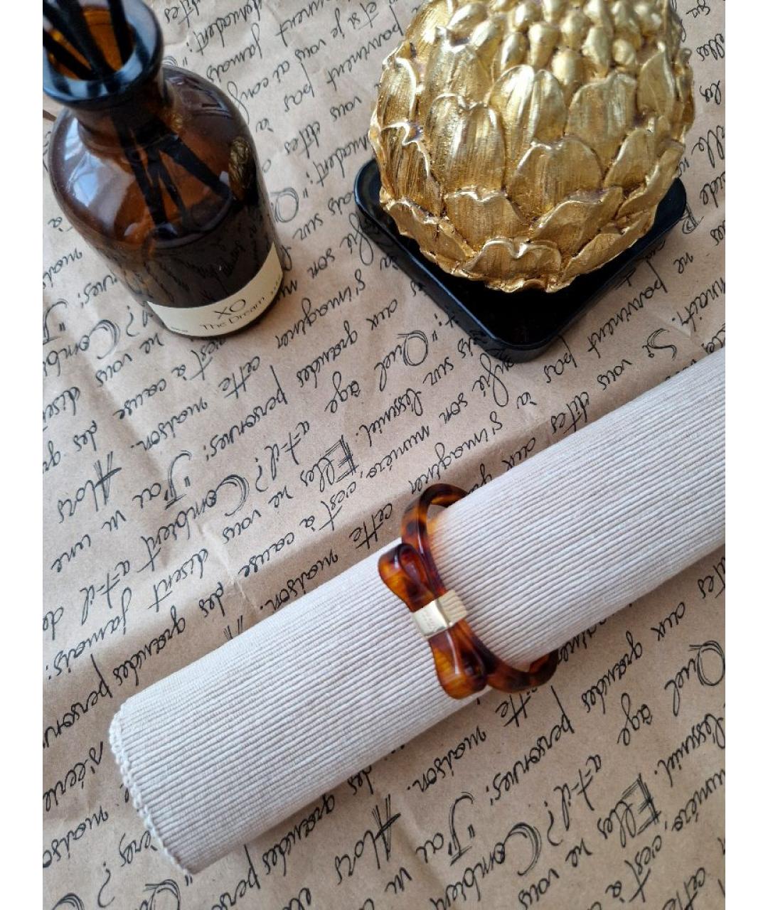 PRADA Коричневый пластиковый браслет, фото 8